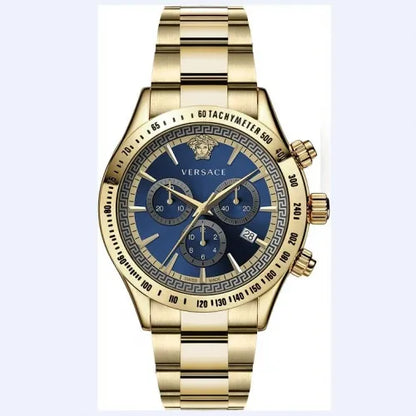 Chronograph Watch 1.8" Gold Case - VEV700619