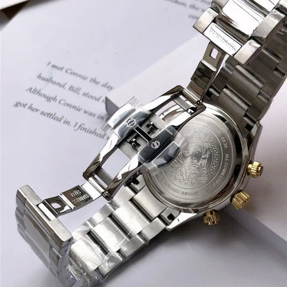 Chronograph Watch 1.8" Silver Case - VEV700419