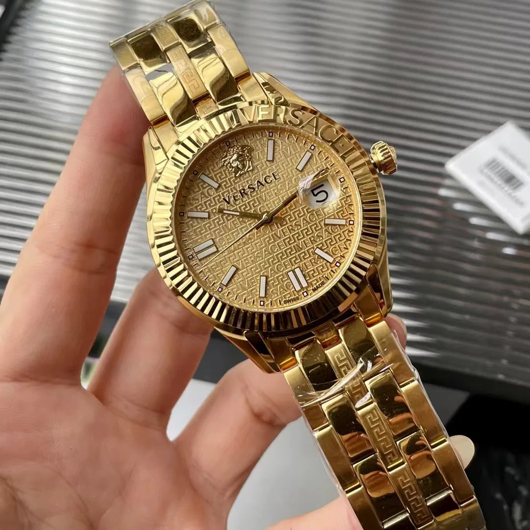 Versace Men's Greca Time Ion Plate VE3K00522