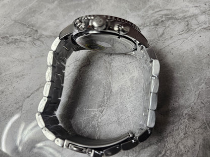 BaoDery BD1791121 Ocean Edition Black Dial Two Tone Steel Strap Watch for Men