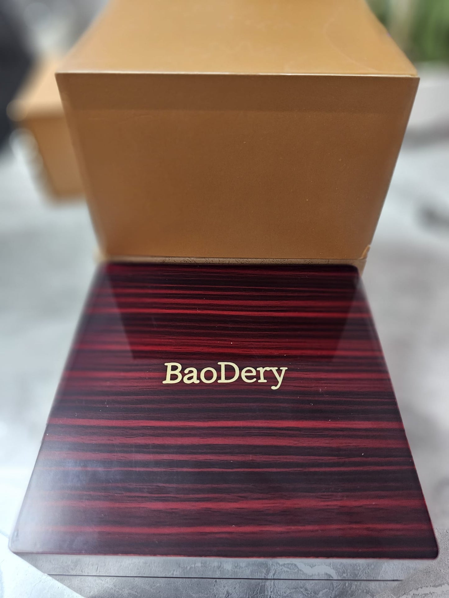 BaoDery BD1791549 Men's Chronograph Watch Black Dial Black Silicone strap