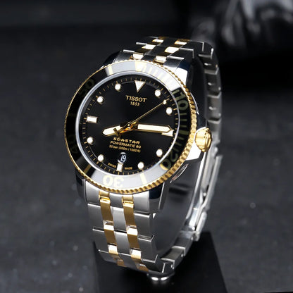 Tissot Seastar 1000 Powermatic 80 Black Dial 43MM Men's Watch T120.407.22.051.00