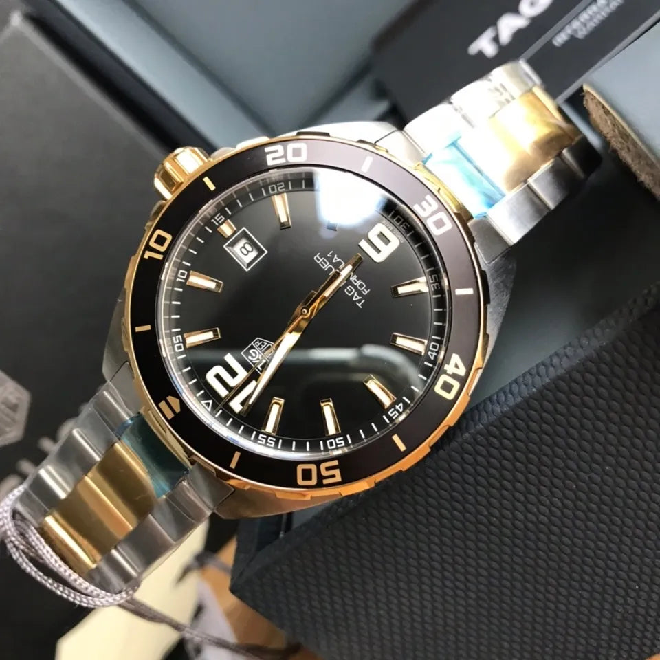 Tag Heuer Formula 1 Quartz Bezel Plated Watch for Men - WAZ1121.BB0879