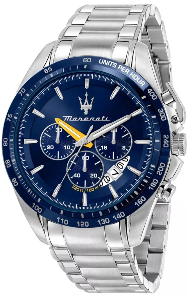 Maserati Traguardo Blue Edition Men's Blue Watch - R8871612039