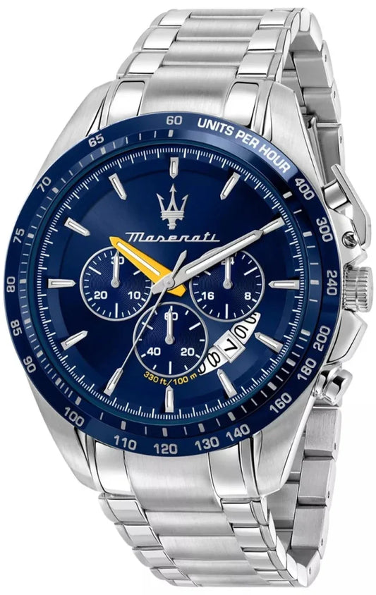 Maserati Traguardo Blue Edition Men's Blue Watch - R8871612039