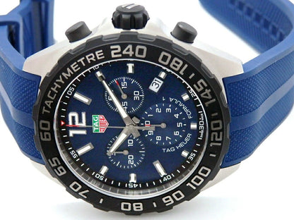 Formula 1 Chronograph Blue Dial Rubber - CAZ101AV.FT8077