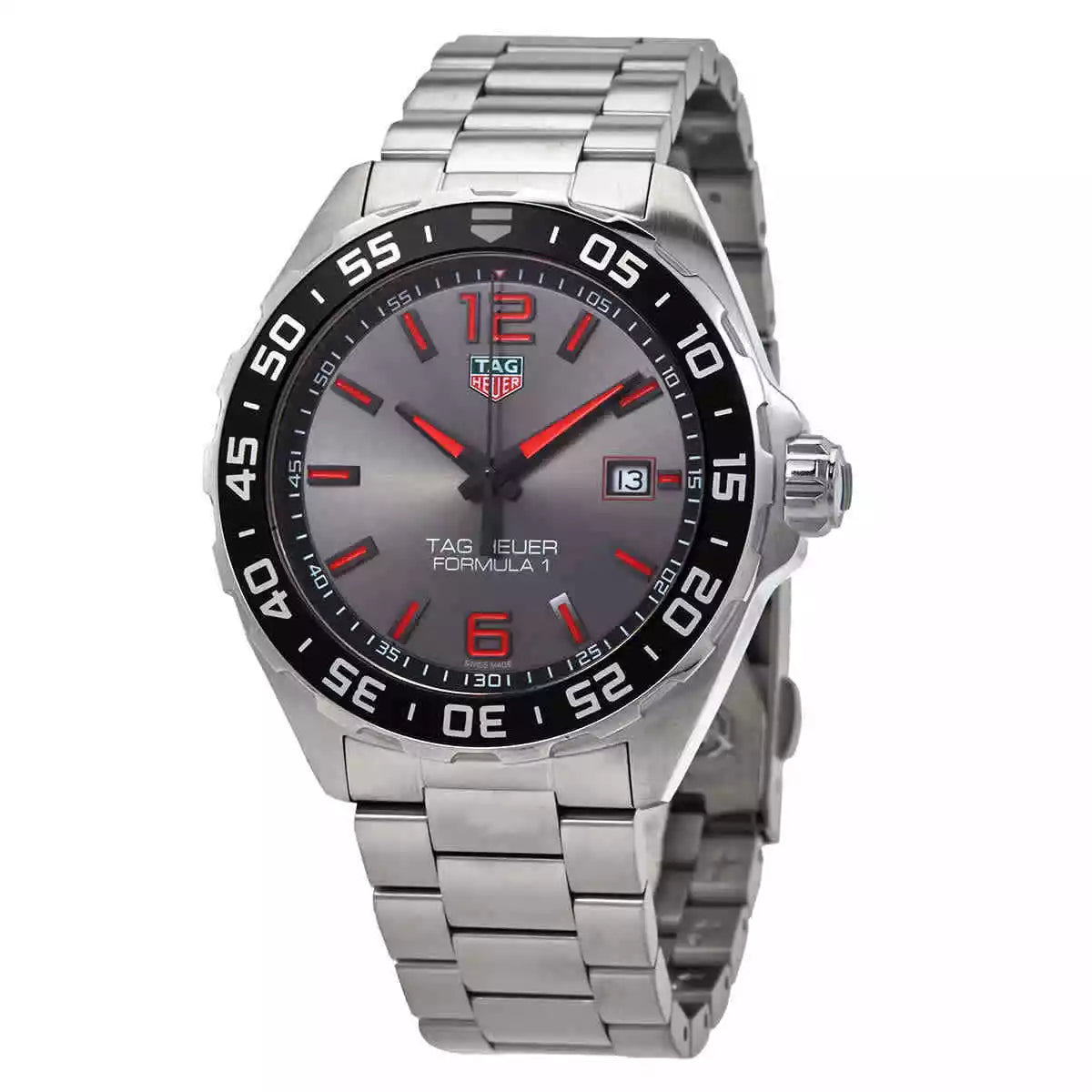Tag Heuer Formula 1 Quartz Grey Dial Men's Watch WAZ1018.BA0842