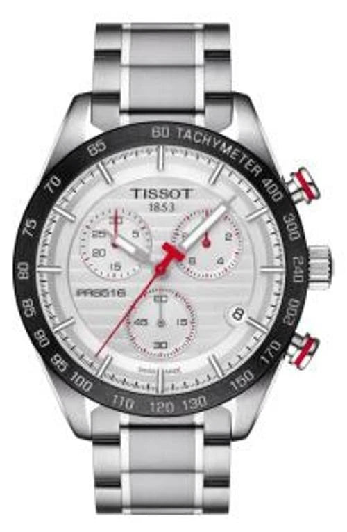 Tissot T-Sport PRS 516 Chronograph White Dial Men's Watch T100.417.11.031.00