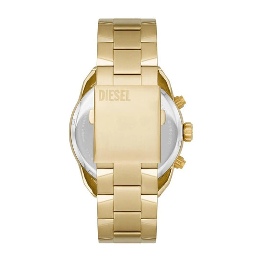 Brand New Diesel Spiked Gold Dial Chronograph DZ4608