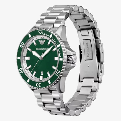 Armani Men's Sea Explorer Green Watch AR60080