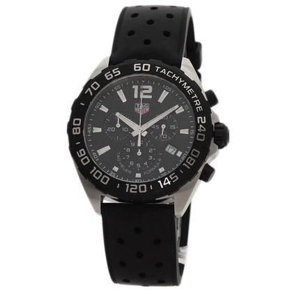 Formula 1 Black Dial Black Leather Strap Watch for Men - CAZ1010.FT8024