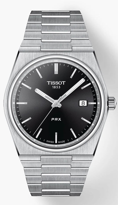 PRX 40MM Black Dial Men's Watch Stainless Steel T137.410.11.051.00