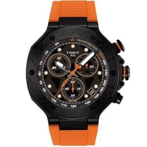 T-Race Chronograph Black & Orange Men's Watch Quartz T141.417.37.051.02