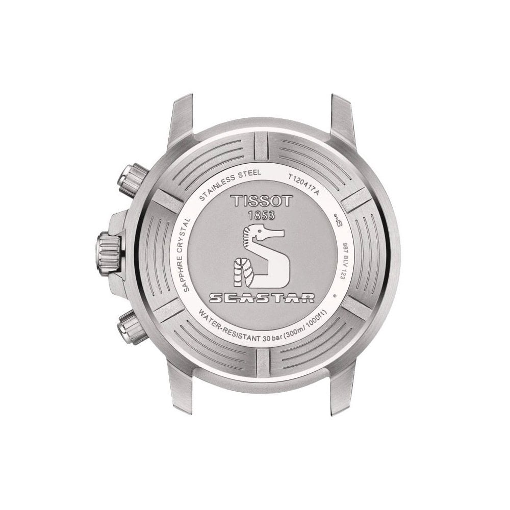 Tissot Men's 45.5mm Seastar 1000 Chronograph Watch Model: T120.417.11.091.01