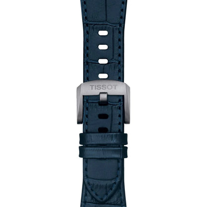 Tissot PRX Blue Dial Blue Leather Strap Watch for Men - T137.410.16.041.00