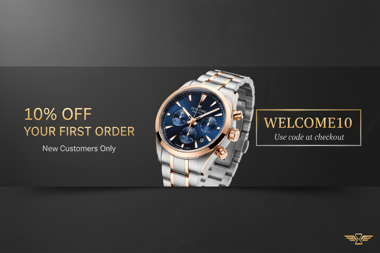 WELCOME10 Promotional Banner