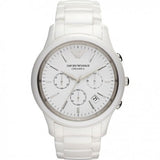 Emporio Armani AR1453 Renato Large Ceramic Chronograph Watch