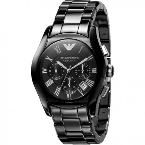 Emporio Armani AR1400 Ceramica Men s Classic Chronograph Watch WATCHSHOP ALEX