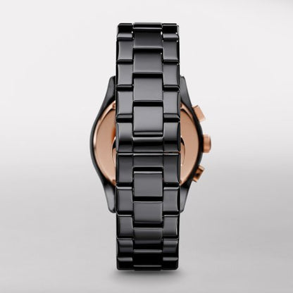 Armani AR1410 Ceramica Chronograph Analog Black Men's Watch