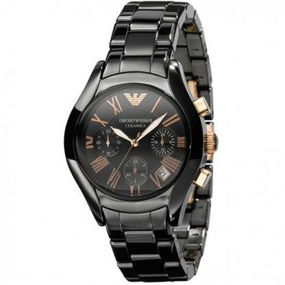 Armani AR1411 Ceramica Women Classic Chronograph Watch