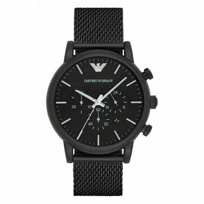 Armani AR1968 Black Stainless Steel Men's Watch