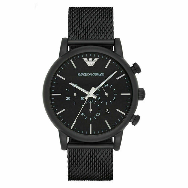 Emporio armani 2024 solid stainless steel