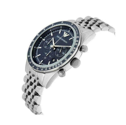Armani AR6072 Sportivo Chronograph Blue Dial Men's Watch