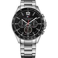 Tommy Hilfiger Luke 1791104 Black Silver Chronograph Men's Watch