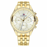 Tommy Hilfiger 1781977 Ari White Gold Stainless Steel Ladies Chronograph Watch