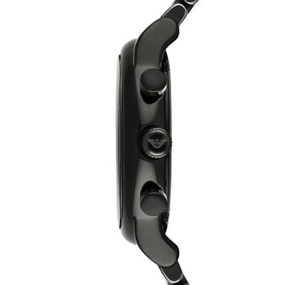 Armani AR1507 Ceramic Chronograph Black Dial Men's Watch