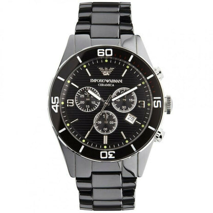 Armani Watch AR1421 Ceramic Men's Chronograph Watch