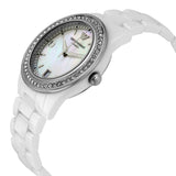 Emporio Armani AR1426 Ceramica Ladies Leo Medium Watch