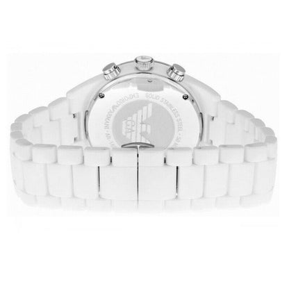 Armani AR1453 Renato Large Ceramic Chronograph Watch