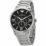 Armani Watches AR11208 Silver & Black Men's Watch