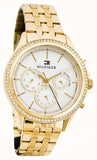 Tommy Hilfiger 1781977 Ari White Gold Stainless Steel Ladies Chronograph Watch