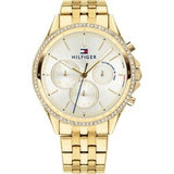 Tommy Hilfiger 1781977 Ari White Gold Stainless Steel Ladies Chronograph Watch