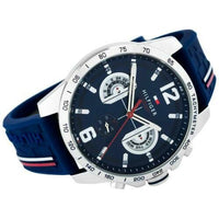 Tommy Hilfiger 1791476 Tachymeter Navy Blue Day Date Men's Decker Watch