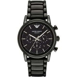 Emporio Armani AR1507 Ceramic Chronograph Black Dial Men's Watch