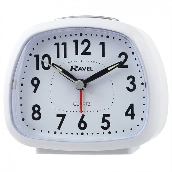 Ravel White Alarm Clock RC028.4